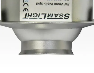 6W LED Fokus Doppel Einbauspot silber rechteckig Neutral Weiß / 4000K 400lm 230VAC 10-60Grad — Bild 4