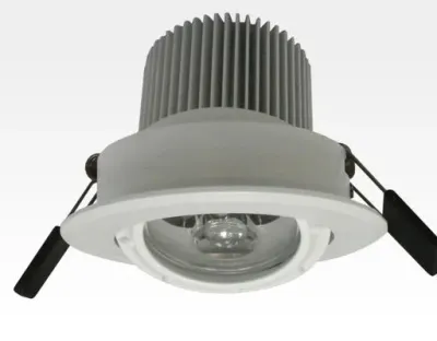 7W LED Fokus Einbauspot weiß rund Warm Weiß / 3000K 450lm 230VAC 12-38Grad — Bild 3
