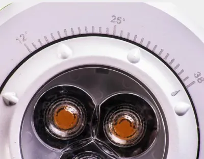 7W LED Fokus Einbauspot weiß rund Warm Weiß / 3000K 450lm 230VAC 12-38Grad — Bild 8