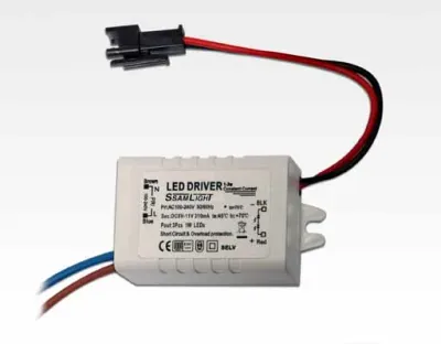 3W LED Einbau Spot Warm Weiß quadratisch / 240lm 230VAC — Bild 5