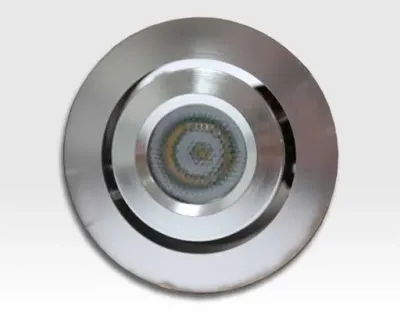 3W LED Miniatur Design Einbau Leuchte Warm Weiß 45Grad / 135lm +/-30 Grad schwenkbar 12VDC — Bild 2