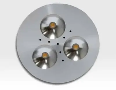 3W LED Miniatur Design Ein/Aufbau Leuchte Warm Weiß 110Grad / 210lm 12VDC — Bild 2