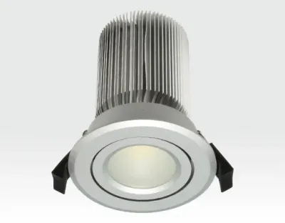 15W LED Spot silber frosted Neutral Weiß / 750lm IP44 230VAC