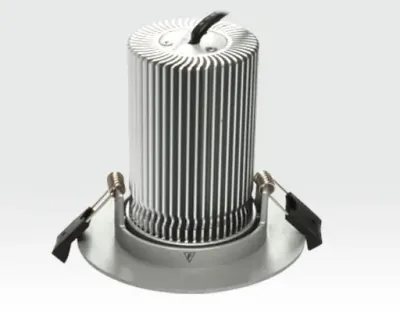 15W LED Einbau Leuchte silber Neutral Weiß / IP44 230VAC — Bild 3