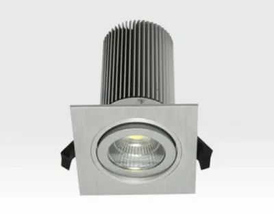 13W LED Einbau Leuchte silber Neutral Weiß / IP44 230VAC — Bild 3