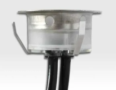 0,07W LED Outdoor Mini-Design Einbau Leuchte rund Warm Weiß / 3lm IP67 Easy Stecker 12VDC — Bild 3