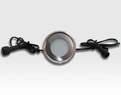 0,42W LED Outdoor Mini-Design Einbau Leuchte rund Warm Weiß / 5lm IP67 Easy Stecker 12VDC -Ausstellungsstück mit kleinen Schönheitsfehler — Bild 5
