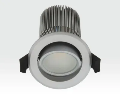 10W LED Spot silber frosted Warm Weiß / 650lm IP44 230VAC — Bild 2