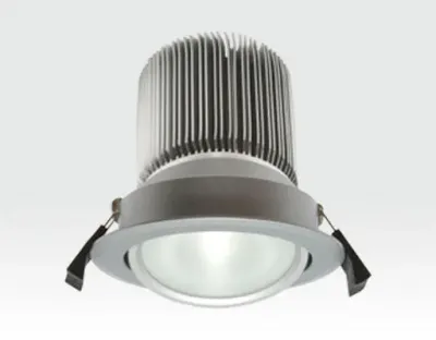 18W LED Spot silber frosted Warm Weiß dimmbar / 900lm IP44 230VAC — Bild 3