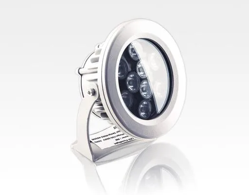 9W LED Strahler rund Neutral Weiß / 4000-4500K 720lm 230VAC IP65 60Grad