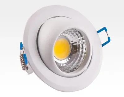 3W LED Einbau Spotleuchte weiß rund Neutral Weiß / 4000-4500K 180lm 230VAC IP44 65Grad — Bild 2