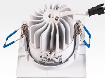 3W LED Einbau Spotleuchte weiß quadratisch Neutral Weiß / 4000-4500K 180lm 230VAC IP44 65Grad — Bild 7