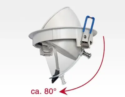 20W LED Einbau Spotleuchte weiß rund Neutral Weiß / 4000-4500K 1300lm 230VAC IP40 90Grad-Ausstellungsstück mit kleinen Schönheitsfehlern — Bild 2