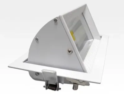 40W LED Einbau Spotleuchte weiß rechteckig Neutral Weiß / 4000-4500K 2400lm 230VAC IP44 120Grad — Bild 3