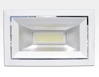 40W LED Einbau Spotleuchte weiß rechteckig Neutral Weiß / 4000-4500K 2400lm 230VAC IP44 120Grad