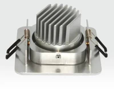 3W LED Einbau Spotleuchte silber quadratisch Warm Weiß / 2700-3200K 195lm 230VAC IP40 120Grad — Bild 4