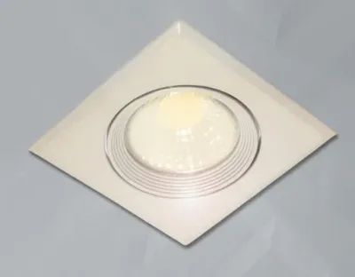 3W LED Einbau Spotleuchte weiß quagratisch Warm Weiß / 2700-3200K 180lm 230VAC IP44 65Grad — Bild 2