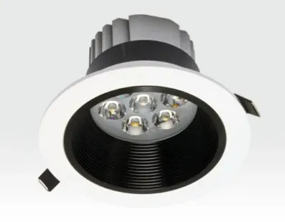 7W LED Einbau Spotleuchte weiß rund Warm Weiß / 2700-3200K 455lm 230VAC IP40 120Grad — Bild 2