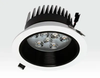 9W LED Einbau Spotleuchte weiß rund Warm Weiß / 2700-3200K 585lm 230VAC IP40 120Grad — Bild 2