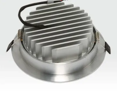 9W LED Einbau Spotleuchte silber rund Warm Weiß / 2700-3200K 585lm 230VAC IP40 120Grad — Bild 3