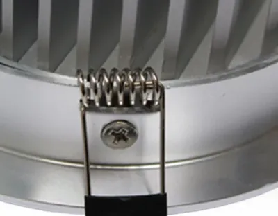 12W LED Einbau Spotleuchte silber rund Warm Weiß / 2700-3200K 780lm 230VAC IP40 120Grad — Bild 5