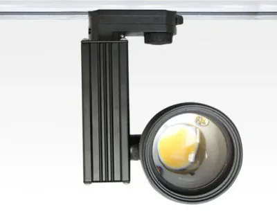 20W LED 3-Phasen Schienen Leuchte 24-60Grad einstellbar / schwarz Neutral Weiss 2000lm 230VAC — Bild 6