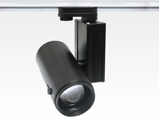 30W LED 3-Phasen Schienen Leuchte 24-60Grad einstellbar / schwarz Neutral Weiss 2800lm 230VAC