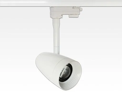 15W LED 3-Phasen Schienen Leuchte 24-60Grad einstellbar / weiss Warm Weiss 1100lm 230VAC