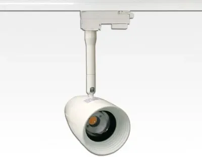 20W LED 3-Phasen Schienen Leuchte 24-60Grad einstellbar / weiss Warm Weiss 2000lm 230VAC -Ausstellungsstück mit kleinen Schönheitsfehler