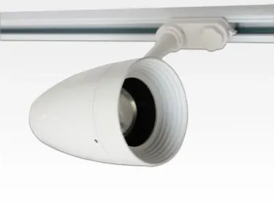 20W LED 3-Phasen Schienen Leuchte 24-60Grad einstellbar / weiss Warm Weiss 2000lm 230VAC -Ausstellungsstück mit kleinen Schönheitsfehler — Bild 2
