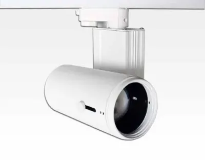 30W LED 3-Phasen Schienen Leuchte 24-60Grad einstellbar / weiss Warm Weiss 2800lm 230VAC -Ausstellungsstück mit kleinen Schönheitsfehler