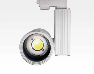 30W LED 3-Phasen Schienen Leuchte 24-60Grad einstellbar / weiss Warm Weiss 2800lm 230VAC — Bild 4