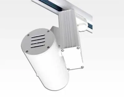 30W LED 3-Phasen Schienen Leuchte 24-60Grad einstellbar / weiss Warm Weiss 2800lm 230VAC -Ausstellungsstück mit kleinen Schönheitsfehler — Bild 5