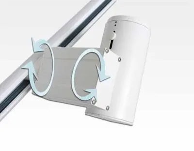 30W LED 3-Phasen Schienen Leuchte 24-60Grad einstellbar / weiss Warm Weiss 2800lm 230VAC -Ausstellungsstück mit kleinen Schönheitsfehler — Bild 6