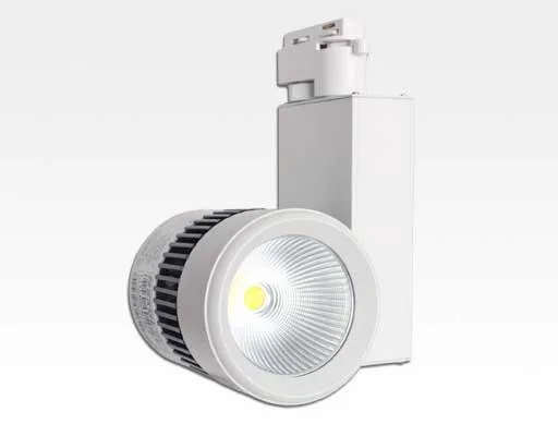10W LED Leuchte weiss dimmbar für 3 Phasen Schienen 34Grad 650lm / Neutral Weiss 4000-4500K D92mm 230VAC