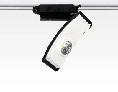 23W LED Leuchte weiss dimmbar für 1 Phasen Schienen 2000lm / Warm Weiss 3000K 230VAC