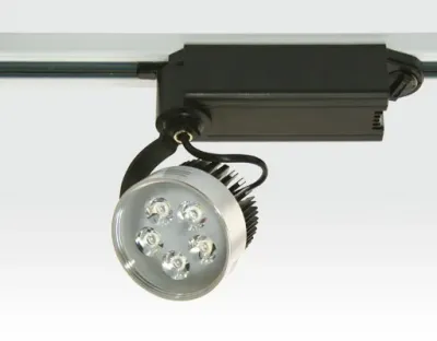 5W LED Schienen Leuchte für 3-Phasen Schienen 30Grad / silber Neutral Weiss 300lm 230VAC — Bild 2