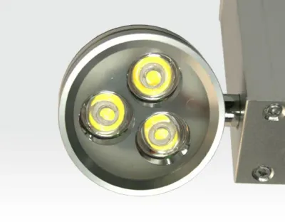 6W 2 x 3-LED Schienen Doppel Leuchte für 3-Phasen Schienen / silber Neutral Weiss 487lm 30Grad 230VAC — Bild 5