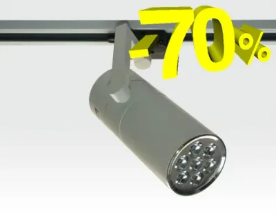 7W LED Schienen Leuchte für 3-Phasen Schienen 30Grad / weiß Neutral Weiss 420lm 230VAC — Bild 2