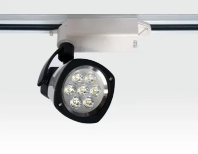 7W LED Schienen Leuchte für 3-Phasen Schienen / weiß Neutral Weiss 674lm 25Grad 230VAC