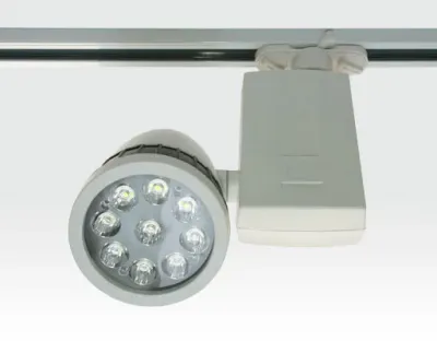 9W LED Schienen Leuchte für 3-Phasen Schienen / weiß Neutral Weiss 727lm 20Grad 230VAC — Bild 2
