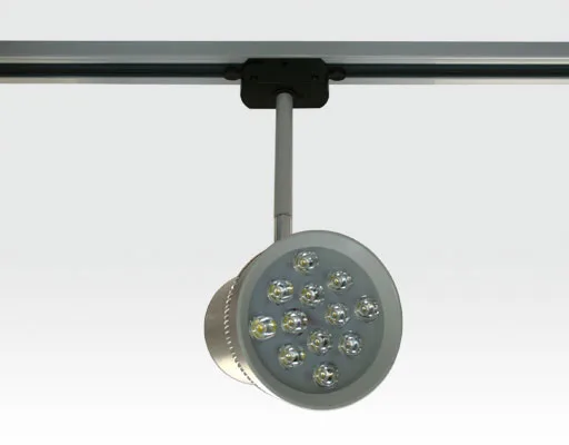 12W LED Schienen Leuchte für 3-Phasen Schienen / weiß Neutral Weiss 720lm 230VAC