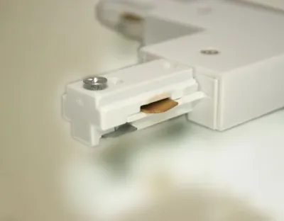 L-Adapter für EIn-Phasen Schienen Weiß — Bild 2