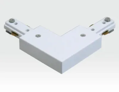 L-Adapter für EIn-Phasen Schienen Weiß — Bild 1