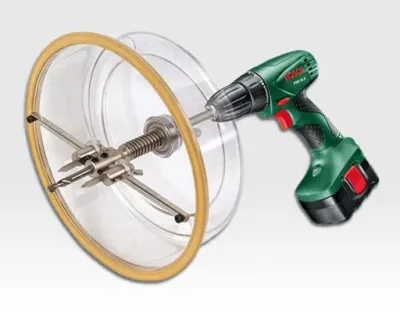 Lochschneide Aufsatz 40 bis 200mm für Bohrmaschine / im Koffer mit Zubehör