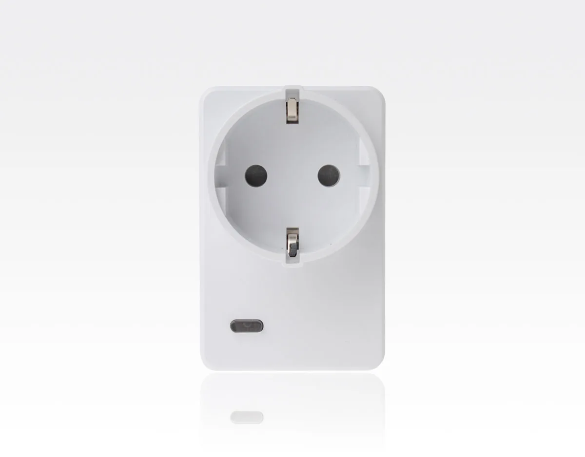 Schutzkontaktstecker integr.Power Steckdose 240VAC/16A/3,8kW / easyMontage - ganz ohne Werkzeug - ZigBee SSAM Control