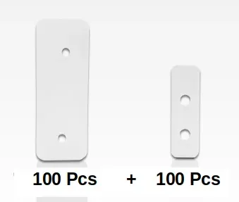 200 Distanzscheiben 100 Sets mit 100x kleinen + 100x großen / für MC-302-E PG2 Magnetkontakt — Bild 3