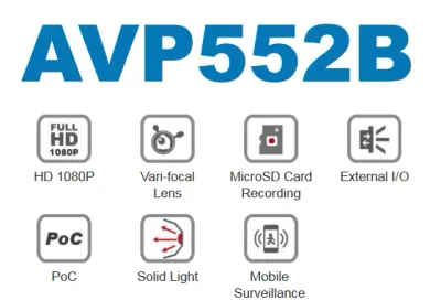 AVTECH AVP552CWP POC IP Kamera  — Bild 3