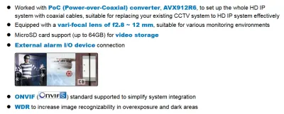 AVTECH AVP552CWP POC IP Kamera  — Bild 4