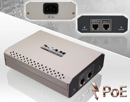 PoE Netzteil 48VDC/1A für Schutzgehäuse VIWGTP*IP3000 / für PoE IP Kameras & Heizung